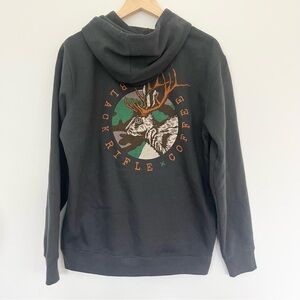 Black Rifle Coffee Company Camo Jackalope Pullover Hoodie Unisex Mens M